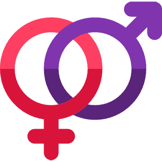 Male and female gender symbols